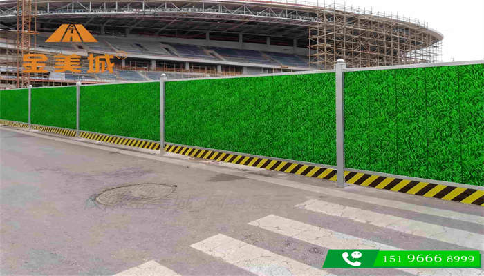 南充高坪区绿化公司采购阀门井施工彩钢围挡 给水工程标准化围蔽(图1)