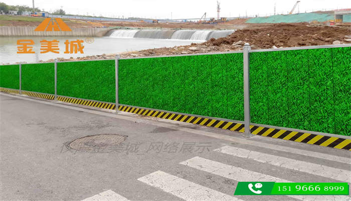 乐山大佛景区外围提升项目金美城3.0米高施工围挡风貌协调做法(图1)